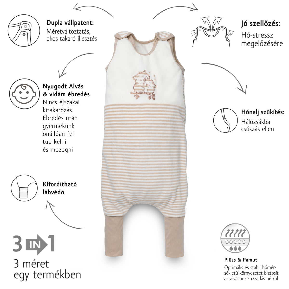Tipegő Hálózsák "CSÍKOS" TOG 1