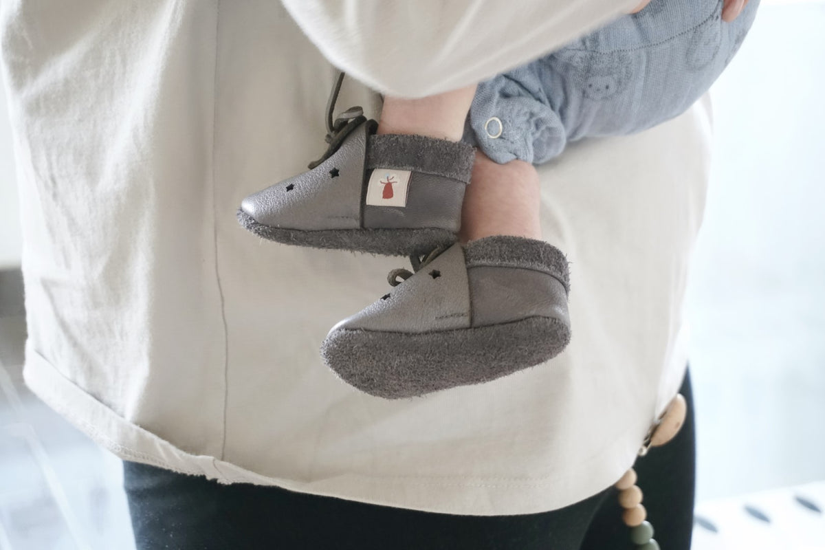 Puhatalpú cipő, Sandals, Szürke Csillag