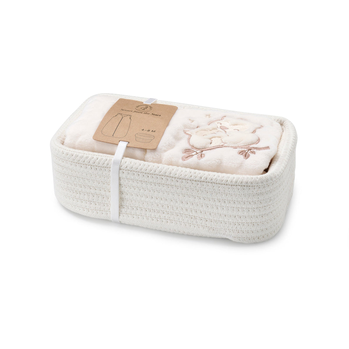 Gift basket - Baby sleeping bag 4-8 months “Owl”