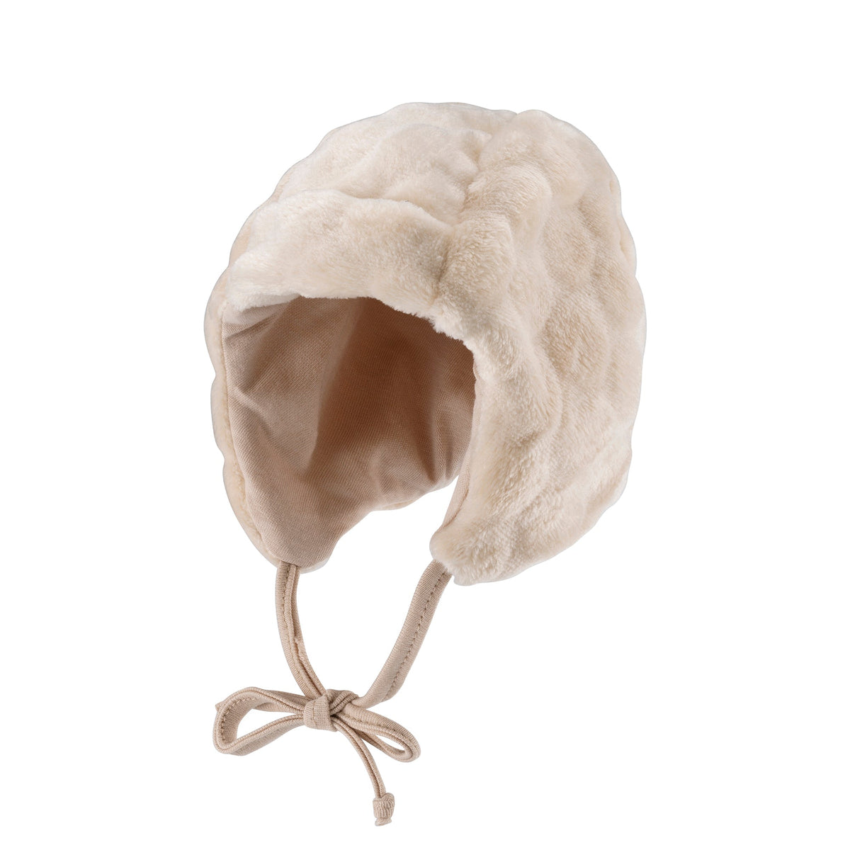 Lined baby beanie TOG 2 “Hazelnut”